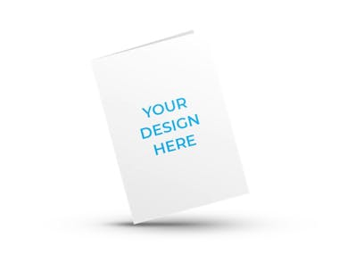 A4 - 210x297mm brochure with changeable color